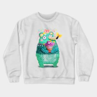 Blue-ish bear Crewneck Sweatshirt